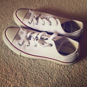 White Converse shoes
